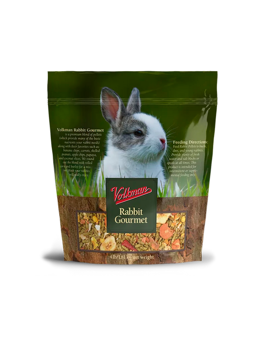 Volkman Seed Company Small Animal Rabbit Gourmet Dry Food 4 lb