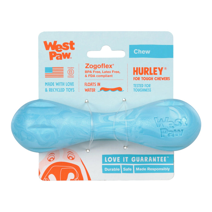 West Paw Hurley Aqua Swirl Dog Toy