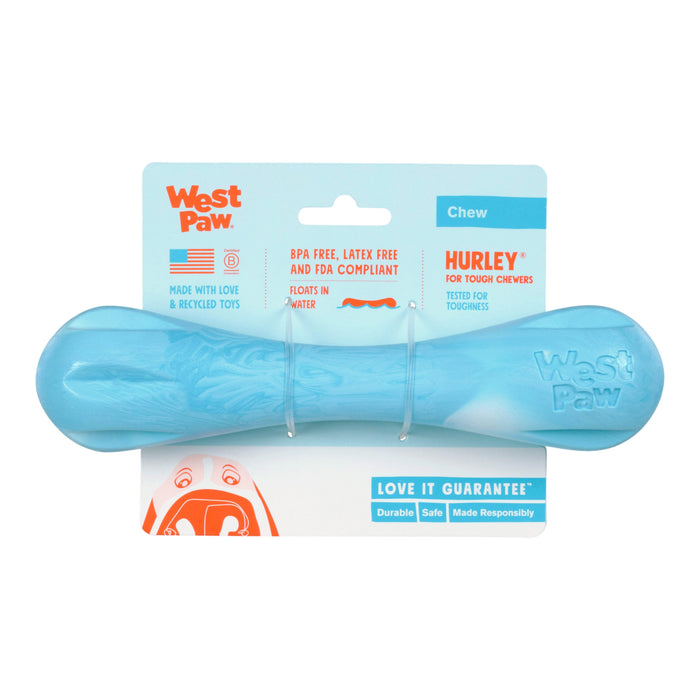 West Paw Hurley Aqua Swirl Dog Toy