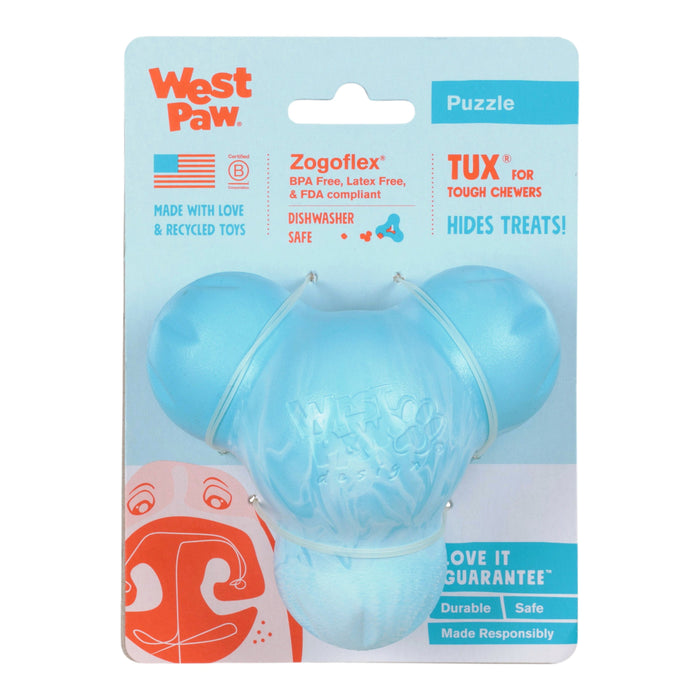 West Paw Tux Aqua Swirl Dog Toy