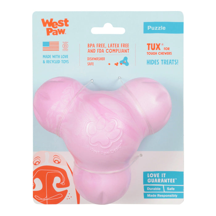 West Paw Tux Bubblegum Swirl Dog Toy