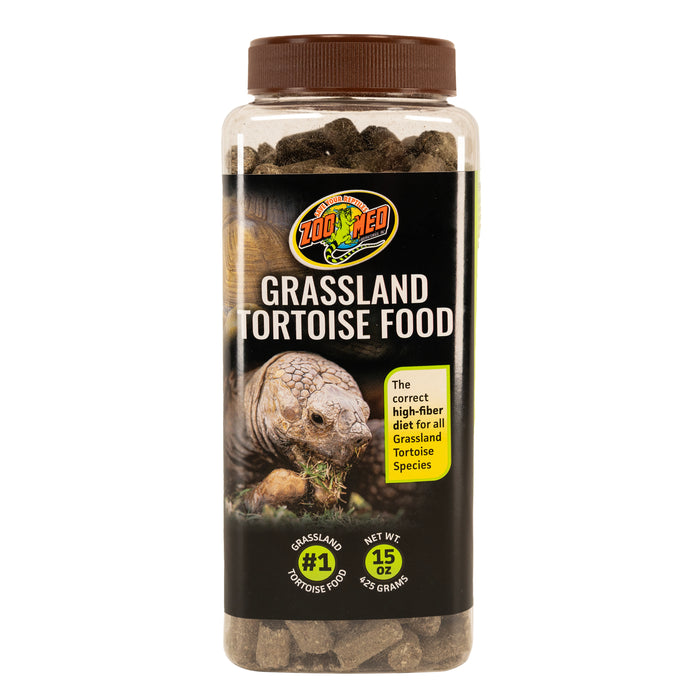 Zoo Med Natural Grassland Tortoise Dry Food 15 oz