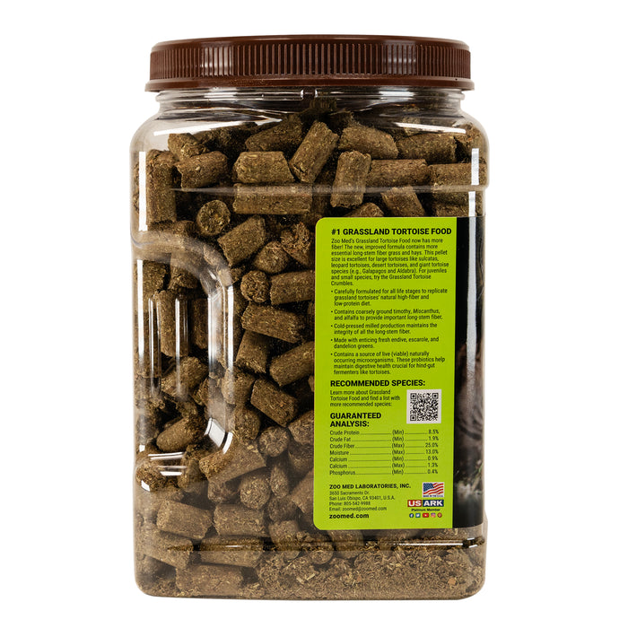 Zoo Med Natural Grassland Tortoise Dry Food 35 oz
