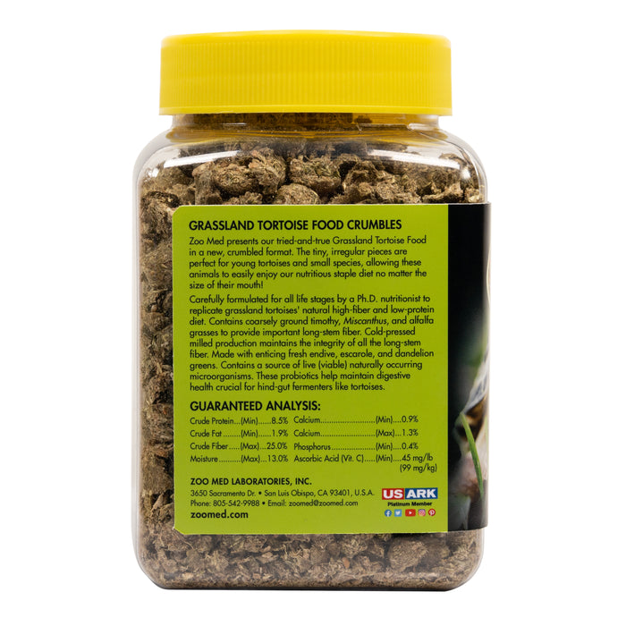 Zoo Med Grassland Tortoise Food Crumbles 8oz