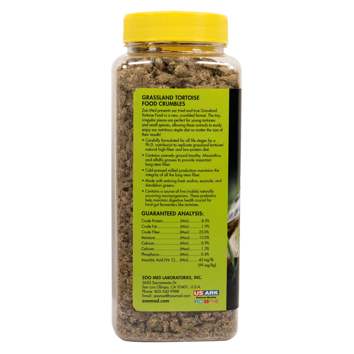 Zoo Med Grassland Tortoise Food Crumbles 16oz