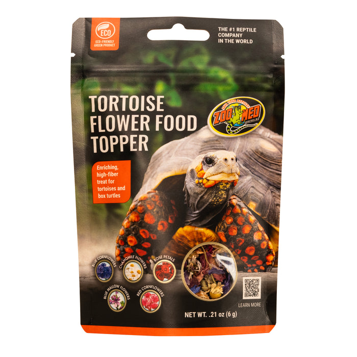 Zoo Med Tortoise & Box Turtle Flower Food Topper 0.21 oz