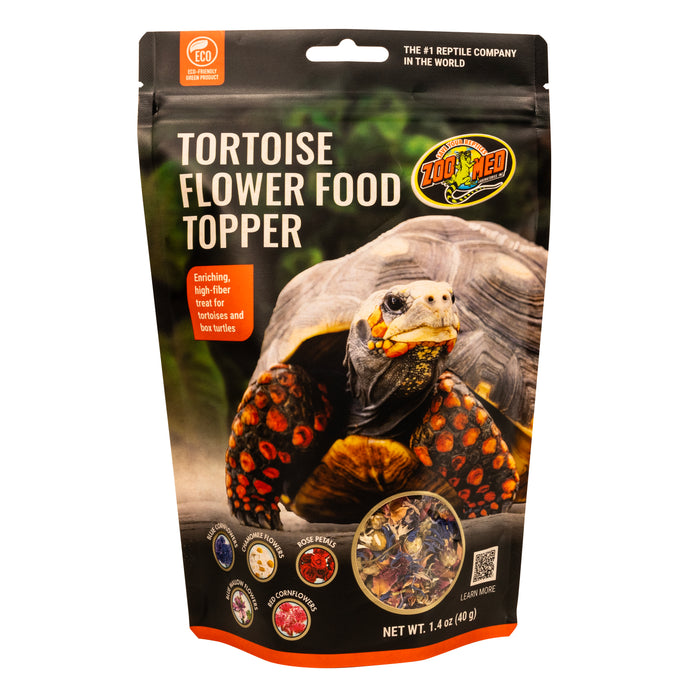 Zoo Med Tortoise & Box Turtle Flower Food Topper 1.4 oz