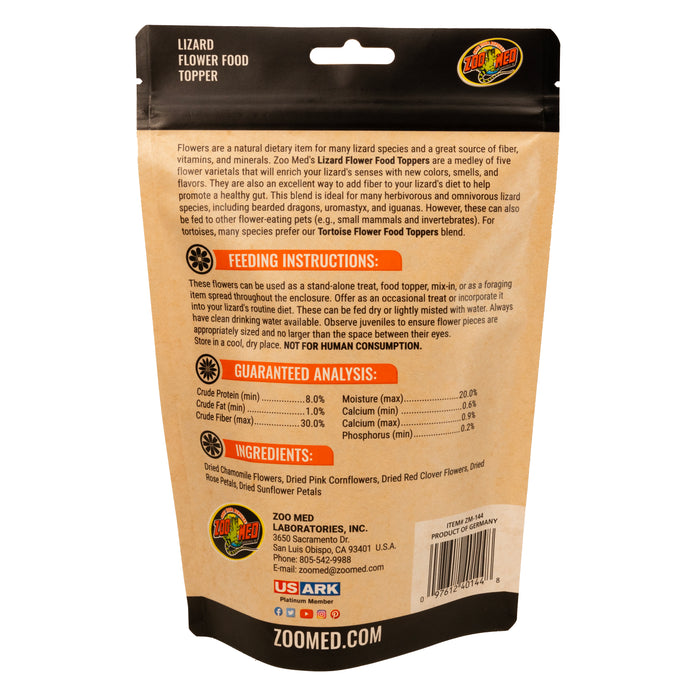 Zoo Med Lizard Flower Food Topper 1.4 oz