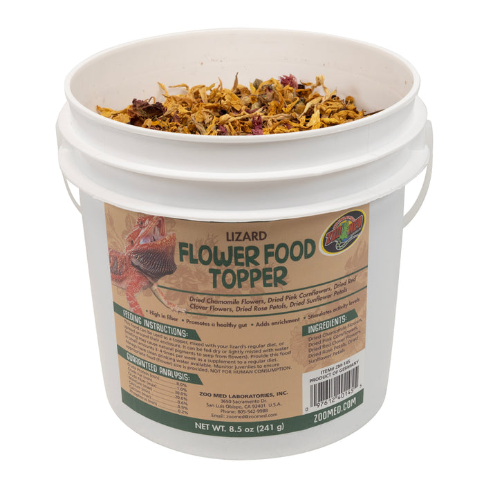 Zoo Med Lizard Flower Food Topper 8.5oz