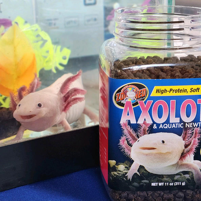 Zoo Med Axolotl & Aquatic Newt Food 2oz