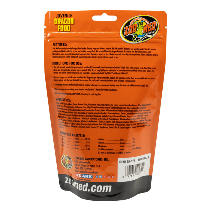 Zoo Med Juvenile High Protein Dragon Food 4.5oz