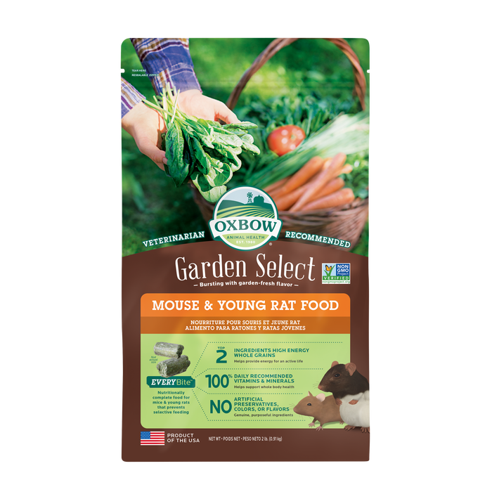 Oxbow Animal Health Garden Select Mouse & Young Rat Food 2lb