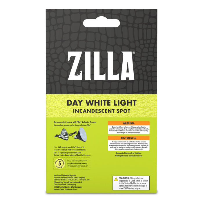 Zilla Incandescent Spot Bulb Day White 150 watts