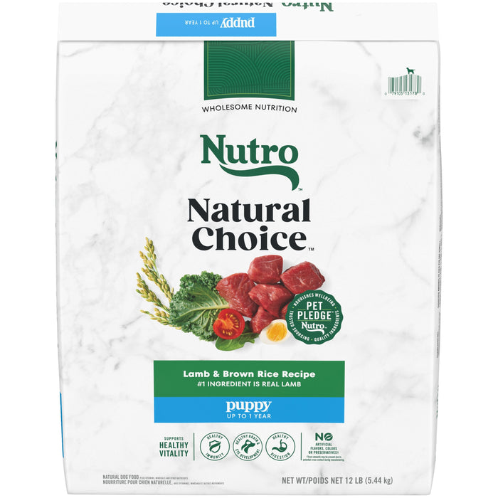 Nutro Products Natural Choice Dry Puppy Food Lamb & Brown Rice 12lbs