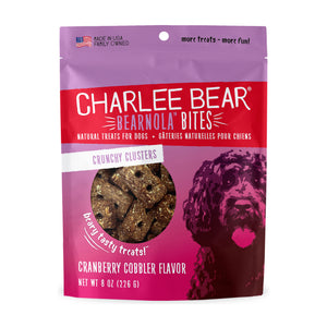 Charlee Bear Bearnola Dog Treats Cranberry Cobbler 8oz - Image 2