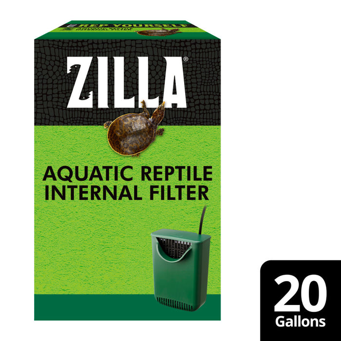 Zilla Aquatic Reptile Internal Filter, 20 Gallons