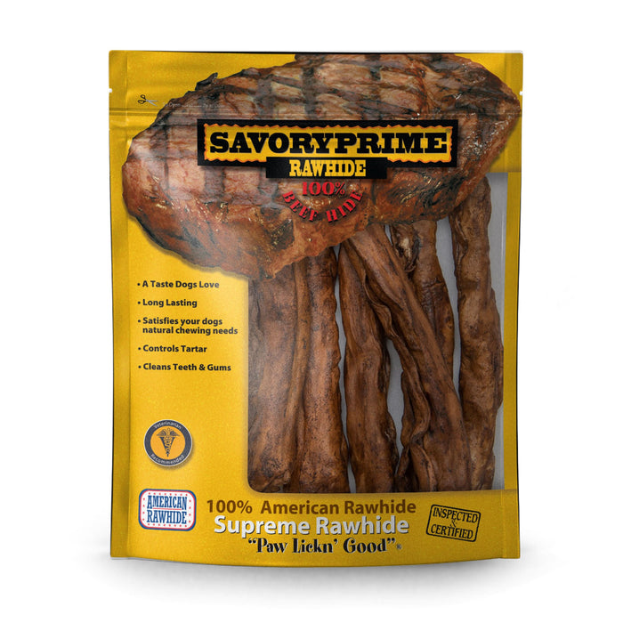 Savory Prime Supreme Rawhide Retriever Roll Beef 4.8 oz 7 pk