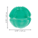 KONG Dental Squeezz Ball Dog Chew Teal MD - 2 - Image 6