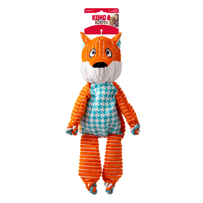 KONG Floppy Knots Dog Toy Fox XL - Image 2