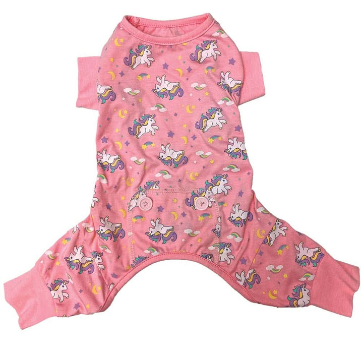 Fashion Pet Unicorn Pajamas Pink XXS