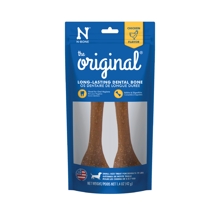 N-Bone The Original Long-Lasting Dental Bone Chicken 1.4 oz 2 pk SM