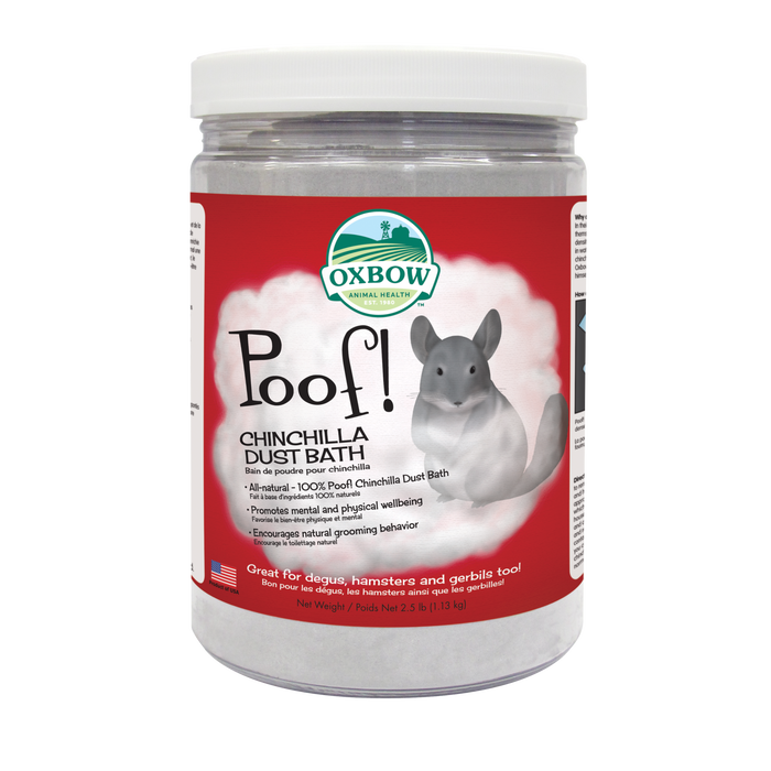 Oxbow Animal Health POOF! Chinchilla Dust Bath 2.5lb