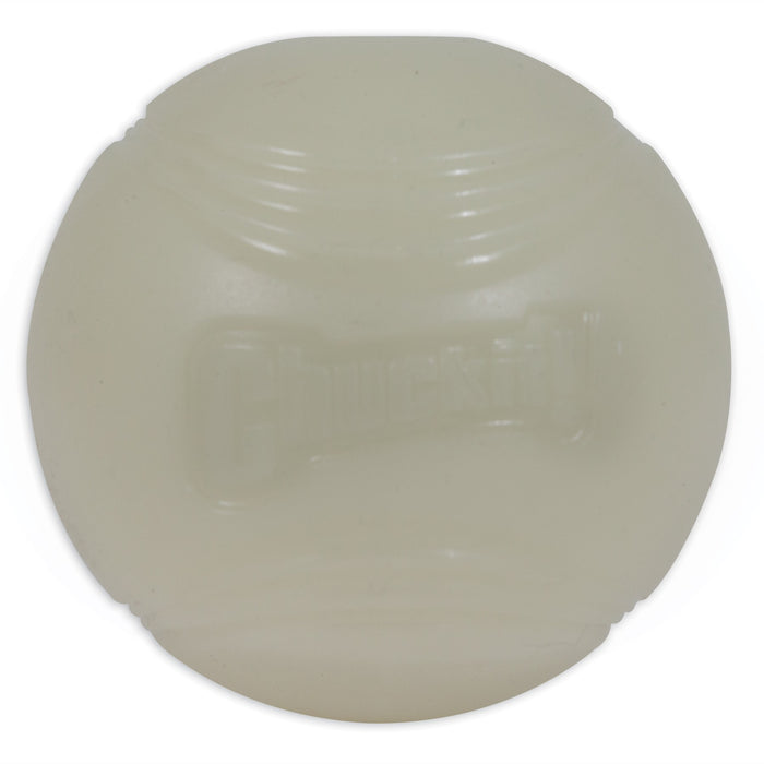 Chuckit! Max Glow Ball Dog Toy White XL