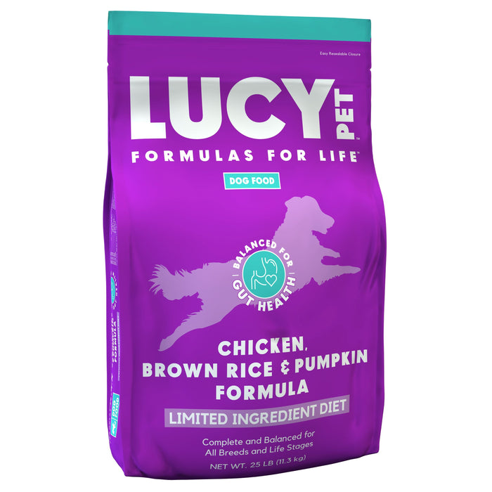 Lucy Pet Products Formula for Life L.I.D. Dry Dog Food Chicken, Brown Rice & Pumpkin 25lb