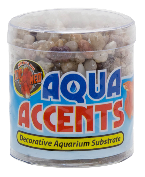 Zoo Med Aqua Accents River Pebbles Light 8 oz