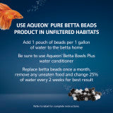 Aqueon PURE Betta Beads Black & White 8.8 Ounces