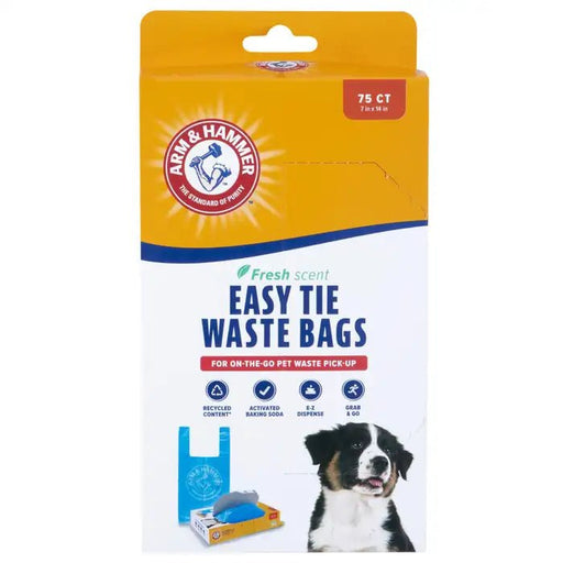 Arm & Hammer Easy-Tie Dog Waste Bags - Pack of 2 - 029695710414