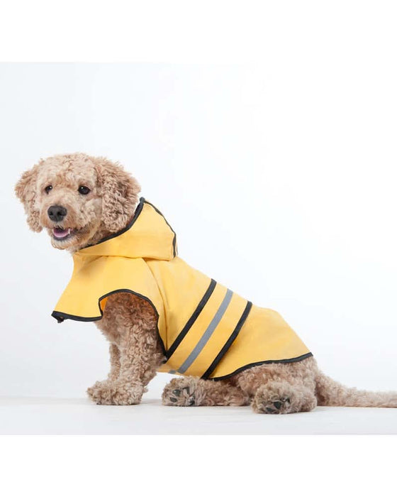 Fashion Pet Rainy Day Slicker Yellow LG