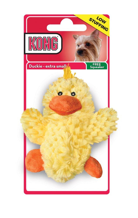 KONG Unstuffed Dog Toy Duck with Squeaker XS - Image 8