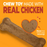 Nylabone Strong Chew Original Bone Dog Chew Toy Made with Real Chicken Small (1 Count)