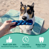 Nylabone Power Chew Love Our Oceans Infinity Braid Bone Dog Chew Toy Bully Stick Medium (1 Count)