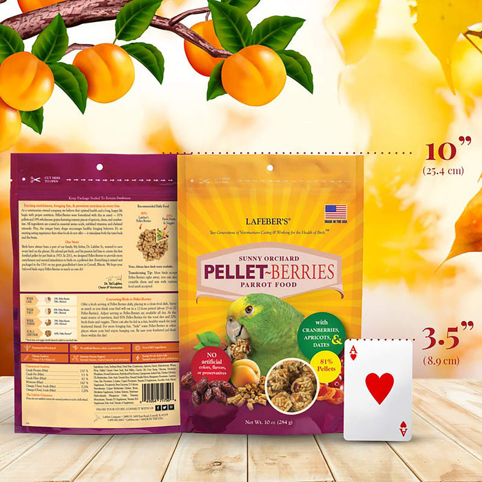 Lafeber Company Pellet-Berries Sunny Orchard Parrot Food 10oz