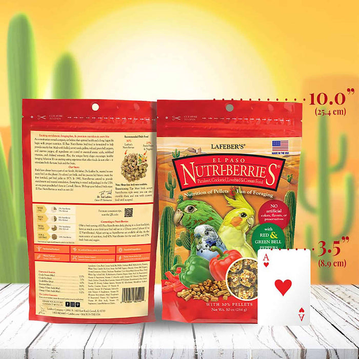 Lafeber Company El Paso Nutri-Berries Small Bird Food 10oz