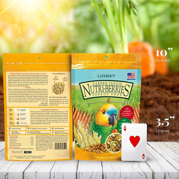 Lafeber Company Garden Veggie Nutri-Berries Parrot Food 3lb