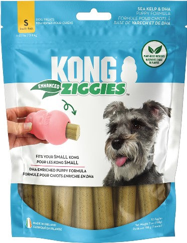 KONG Ziggies Enhanced Plant-Based Puppy Treats SM 7oz - Image 2