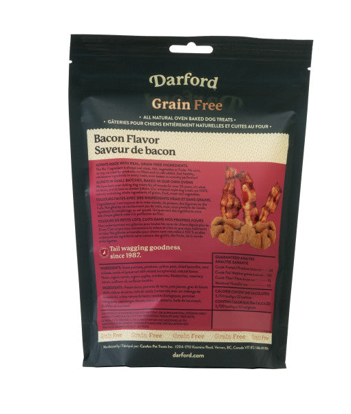 Darford Grain Free Dog Biscuits Bacon Recipe Regular 12 oz