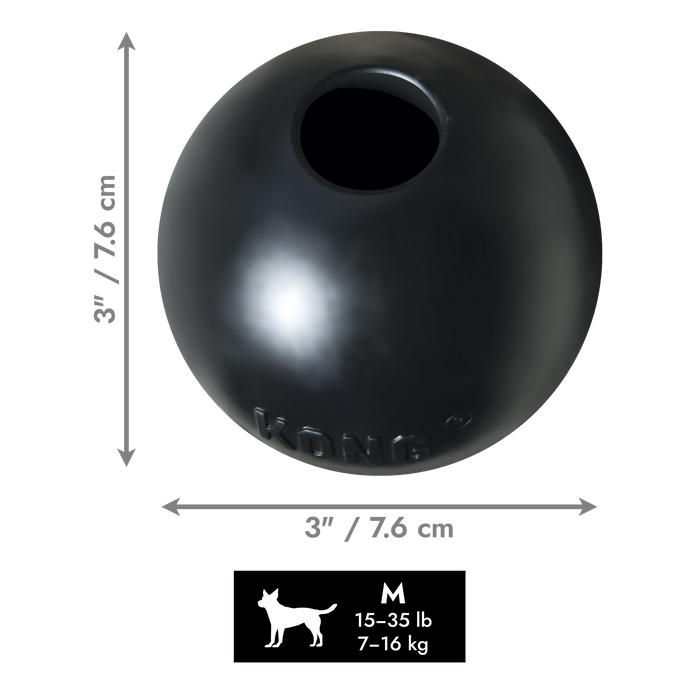 KONG Extreme Ball Dog Toy Black MD/LG - 1 - Image 11