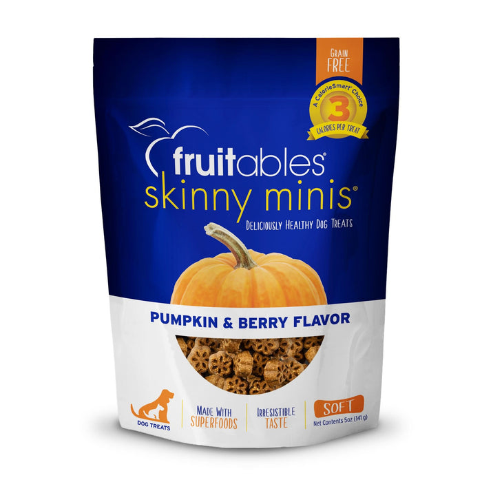 Fruitables Skinny Minis Soft Dog Treats Pumpkin Berry 5oz