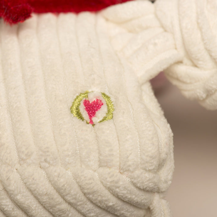 HuggleHounds HuggleCause™, Living Free Animal Sanctuary, Little Tyke (L.T.) Knottie® Plush Dog Toy, Small