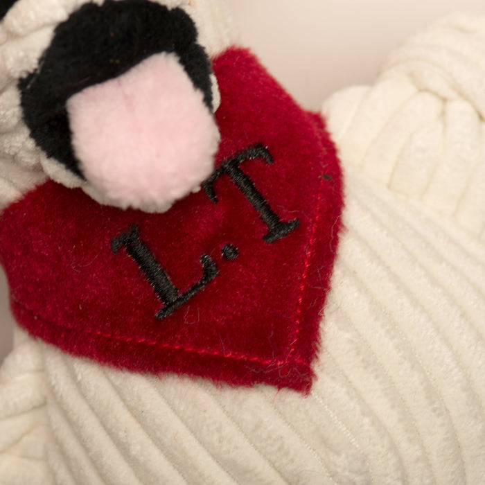 HuggleHounds HuggleCause™, Living Free Animal Sanctuary, Little Tyke (L.T.) Knottie® Plush Dog Toy, Small