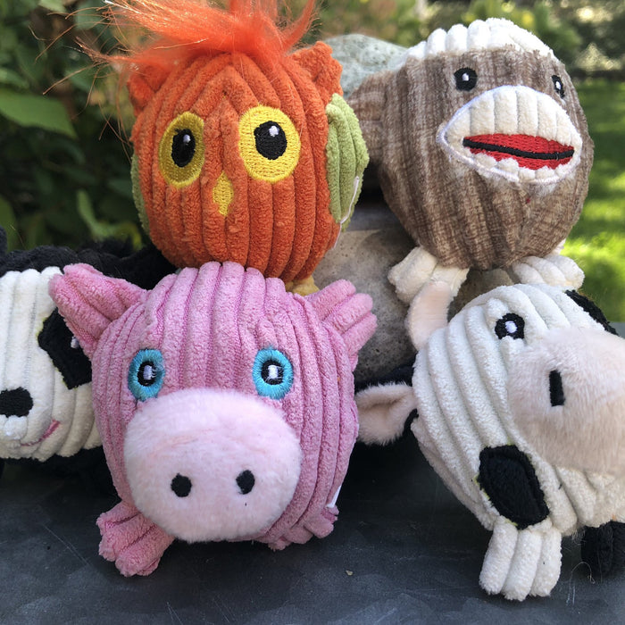 HuggleHounds Wee Huggles® Assorted Balls Dog Toys (Pack of 5)
