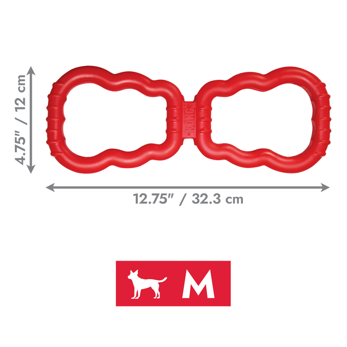 KONG Tug Toy With Control-Flex Dog Toy Red SM - 3 - Image 10