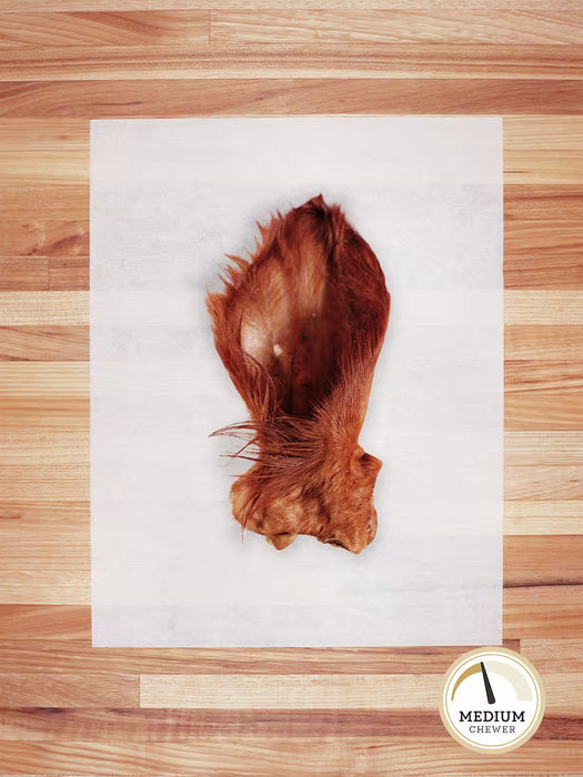 Farm Hounds Beef Ear (Hairy) Dog Treats