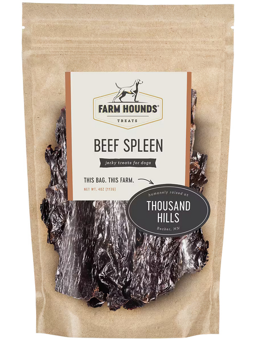 Farm Hounds Beef Spleen Dog Treats - 4 oz