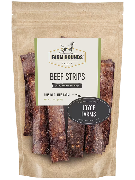 Farm Hounds Beef Strips Dog Treats 4.5 oz