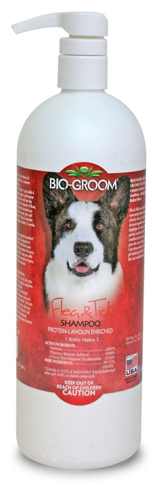 Bio Groom Flea & Tick Shampoo for Dogs 1 qt